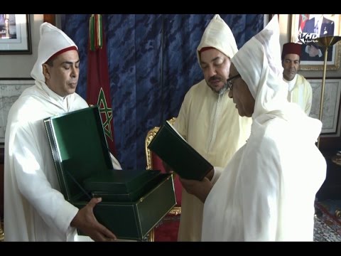 شاهد الملك محمد السادس يستقبل رئيس مجلس النواب المغربي