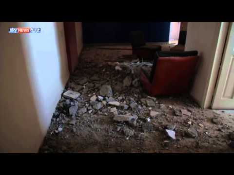 سكاي نيوز تبث فيديو تعرض مبناها في غزة للقصف من قبل إسرائيل