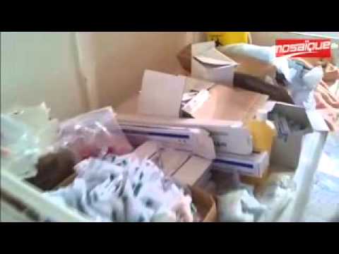 انهيار سقف قسم الجراحة داخل مستشفى في تونس