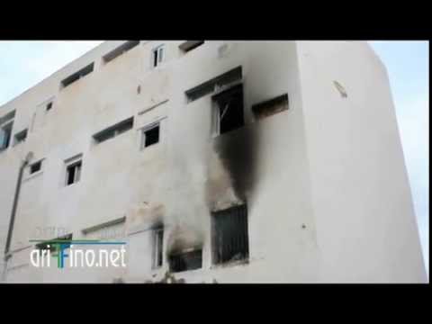 حريق هائل في  منزل المخرج فخر الدين العمراني