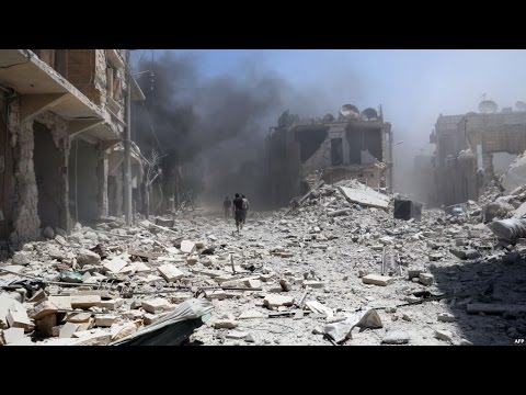 شاهد الطيران السوري يقصف الزبداني بأكثر من 30 برميلًا متفجرًا