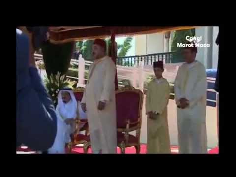 بالفيديو الملك محمد السادس يطلب من ملك السعودية الجلوس