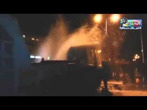 انفجار هائل لـقادوس مياه في المحمديّة