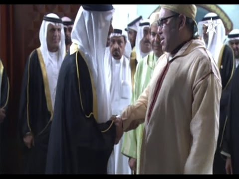 شاهد الملك محمد السادس والأمير رشيد يحضران في أبوظبي