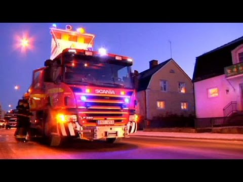 إشعال الحريق في أحد مساجد السويد