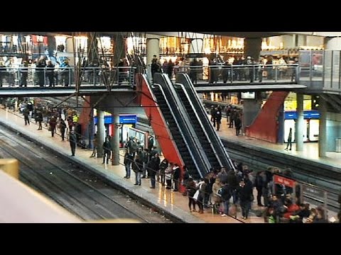 إضراب عمال السكك الحديدية في إسبانيا