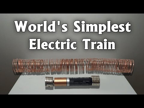أسهل طريقة في العالم لصناعة قطار كهربائي